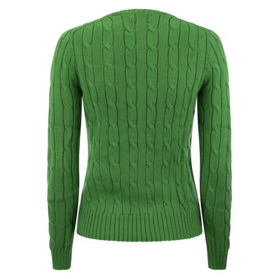Polo Ralph Lauren POLO RALPH LAUREN Women Sweater 211891640 GREEN Size M / US 6-8 / IT 42-44 - 2 Thumbnail