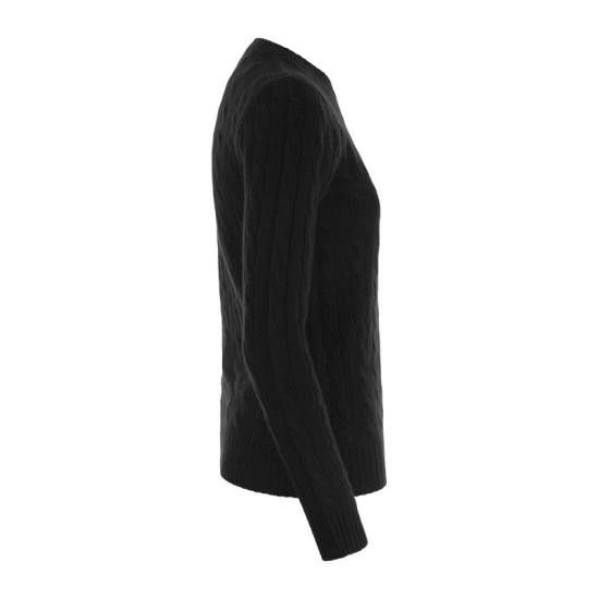 Polo Ralph Lauren POLO RALPH LAUREN Women Sweater 211910421 BLACK Size M / US 6-8 / IT 42-44 - 3 Thumbnail