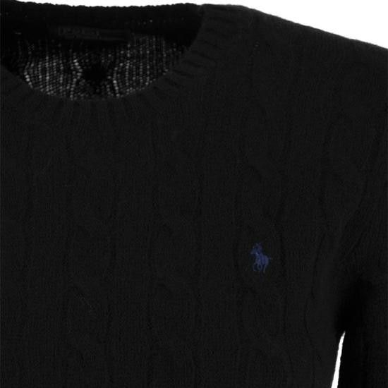 Polo Ralph Lauren POLO RALPH LAUREN Women Sweater 211910421 BLACK Size M / US 6-8 / IT 42-44 - 4 Thumbnail