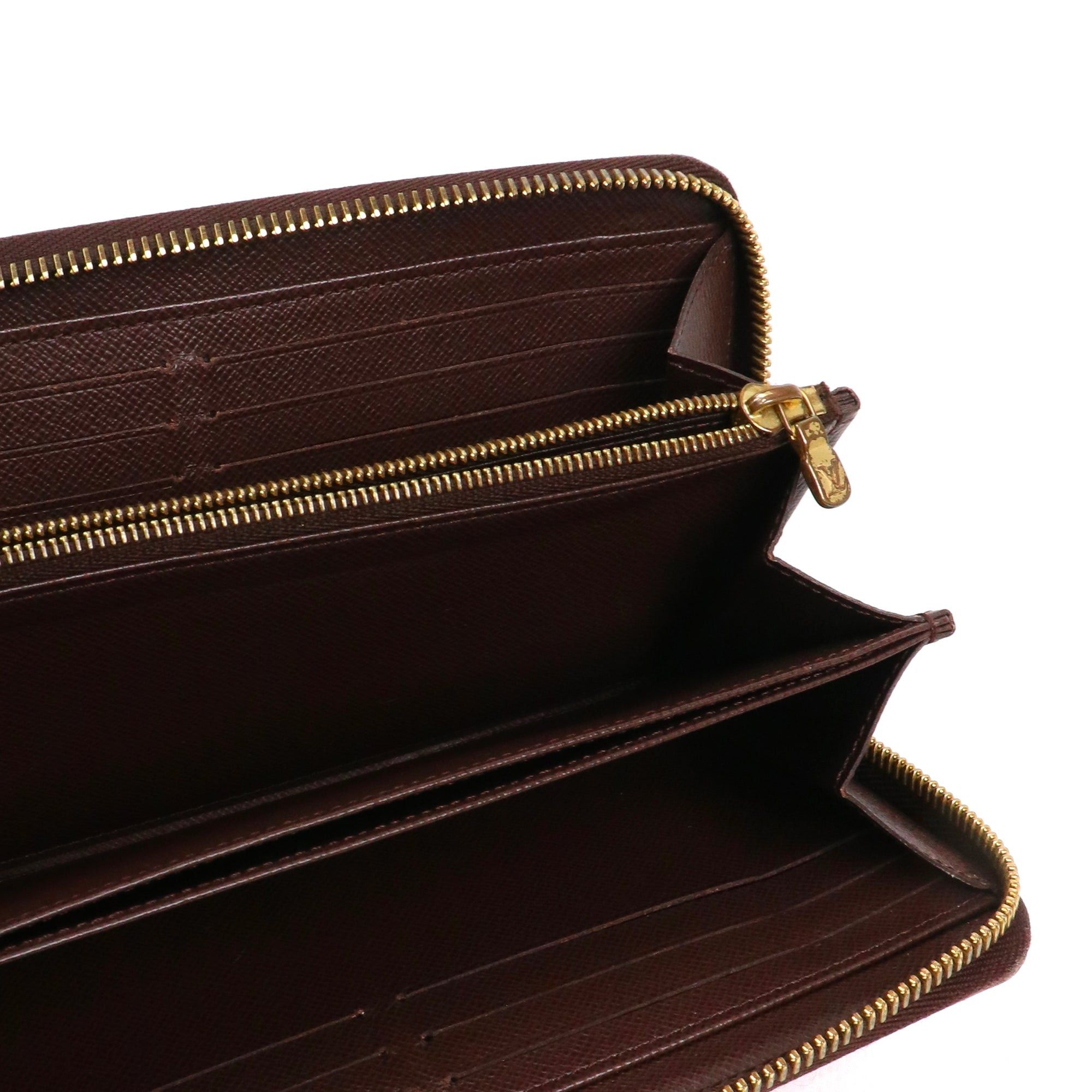 Louis Vuitton LOUIS VUITTON - Louis Vuitton Zippy wallet in ebony damier canvas Size ONE SIZE - 7 Thumbnail