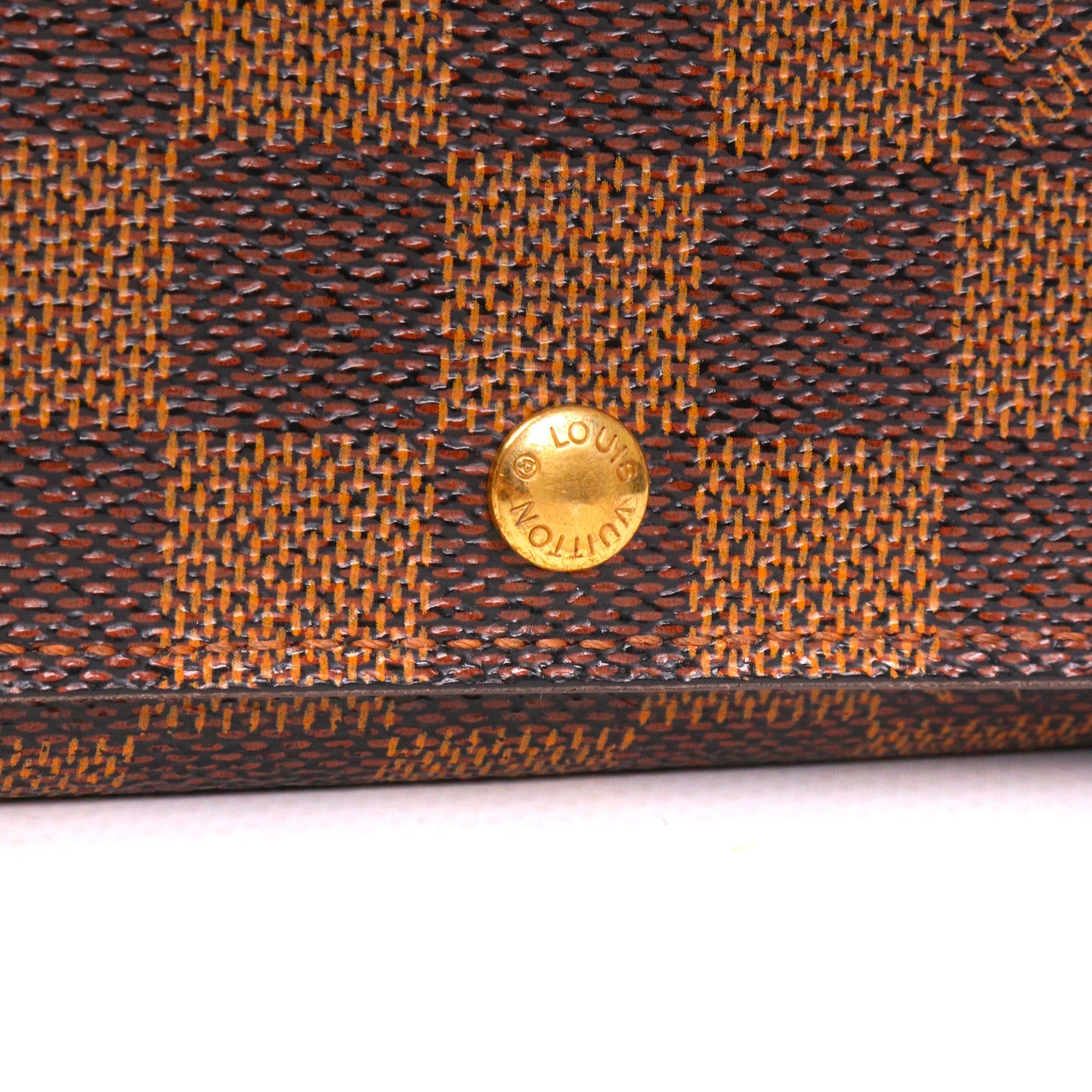 Louis Vuitton LOUIS VUITTON - Louis Vuitton Trésor wallet in ebony damier canvas Size ONE SIZE - 3 Thumbnail