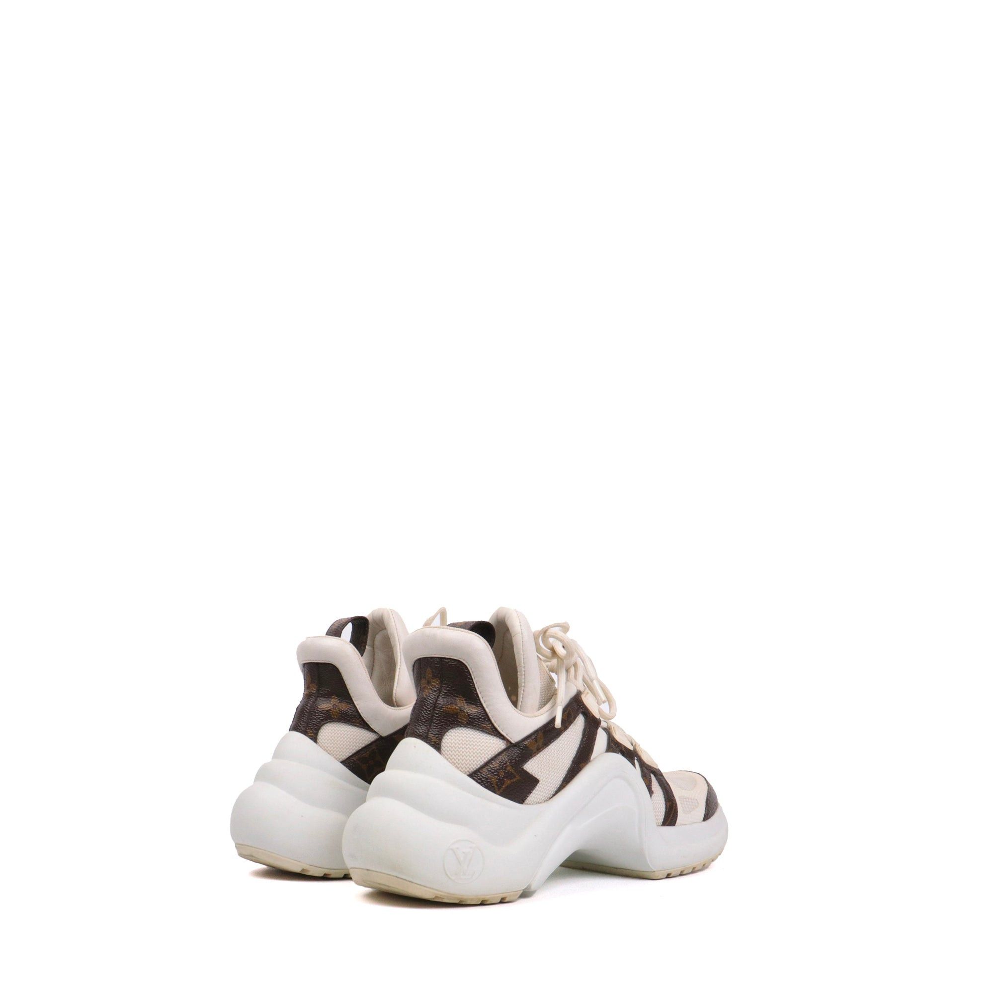 Louis Vuitton LOUIS VUITTON - Louis Vuitton Archlight sneakers in monogram coated canvas and fabric (T38) Size US 7 / IT 37 - 3 Thumbnail