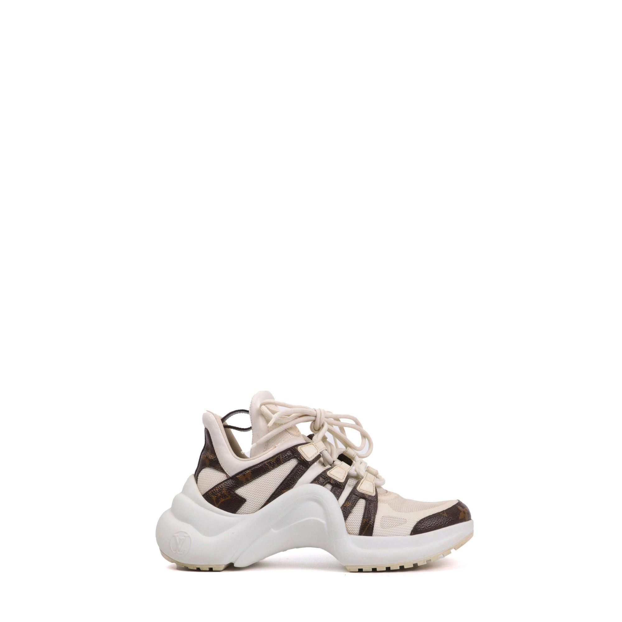 Louis Vuitton LOUIS VUITTON - Louis Vuitton Archlight sneakers in monogram coated canvas and fabric (T38) Size US 7 / IT 37 - 2 Thumbnail