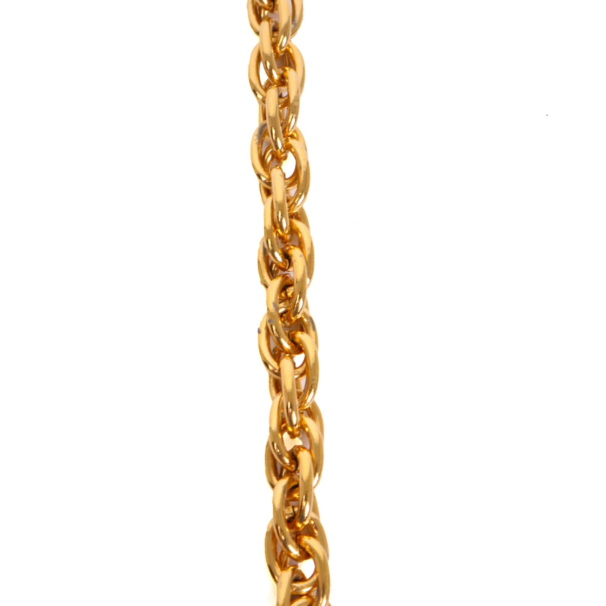 Chanel CHANEL - Chanel 31 Rue Cambon long necklace in gold metal Size ONE SIZE - 4 Thumbnail