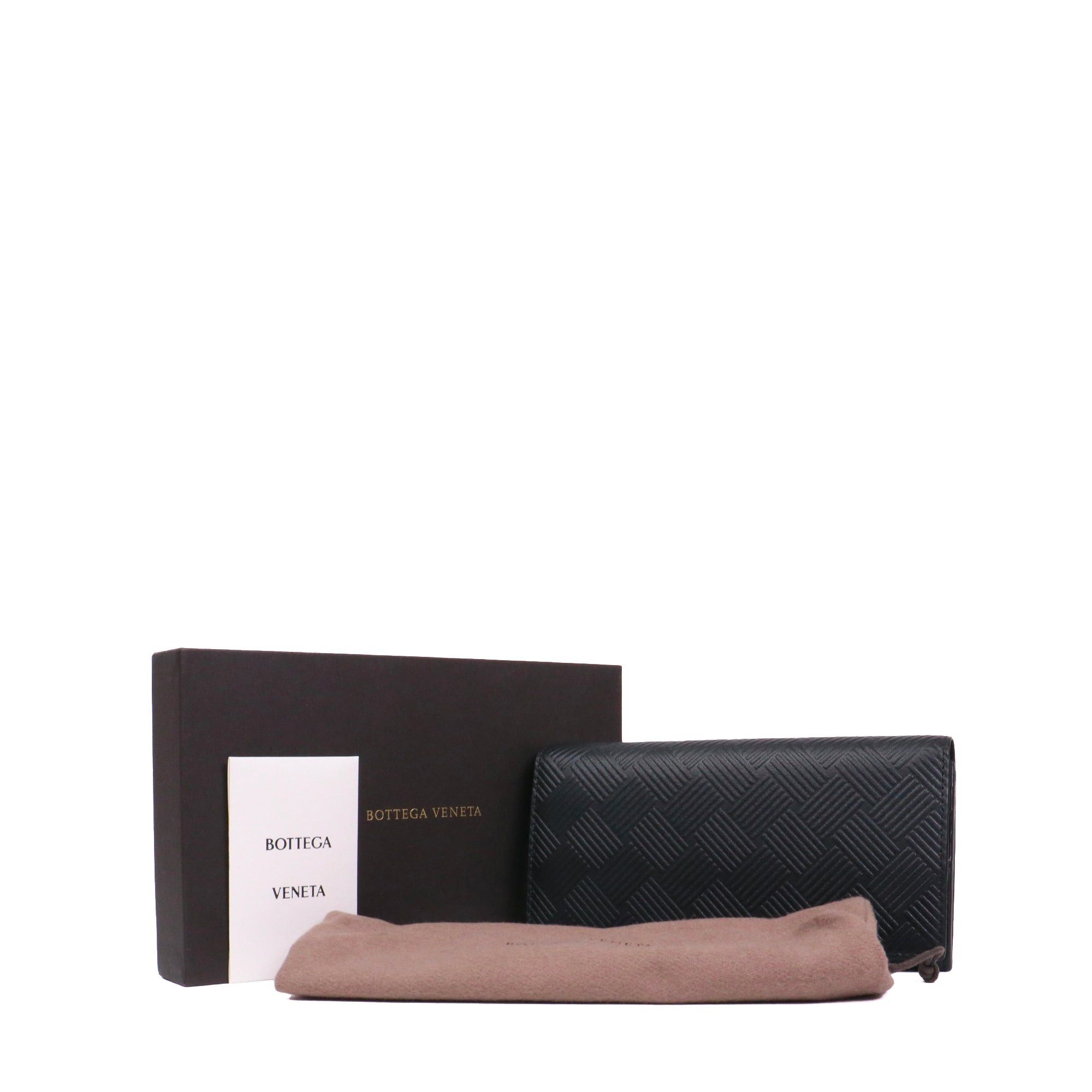 Bottega Veneta BOTTEGA VENETA - Bottega Veneta flap wallet in black leather Size ONE SIZE - 7 Thumbnail