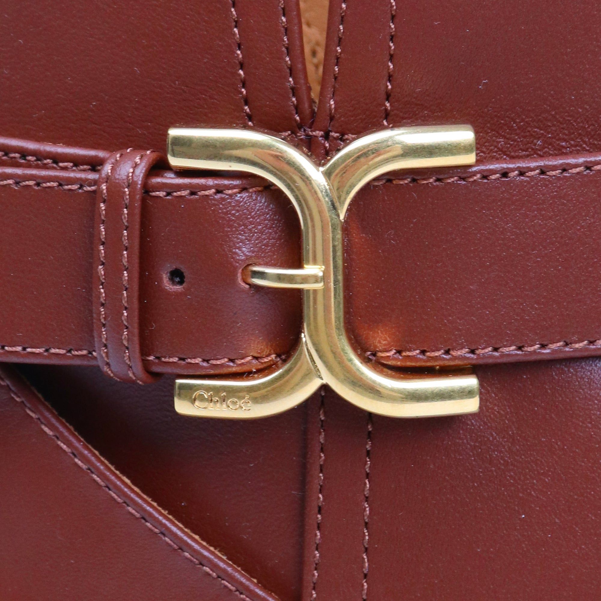 Chloe CHLOÉ - Marcie ankle boots with Chloé buckles in brown leather (T41) Size US 10 / IT 40 - 3 Thumbnail
