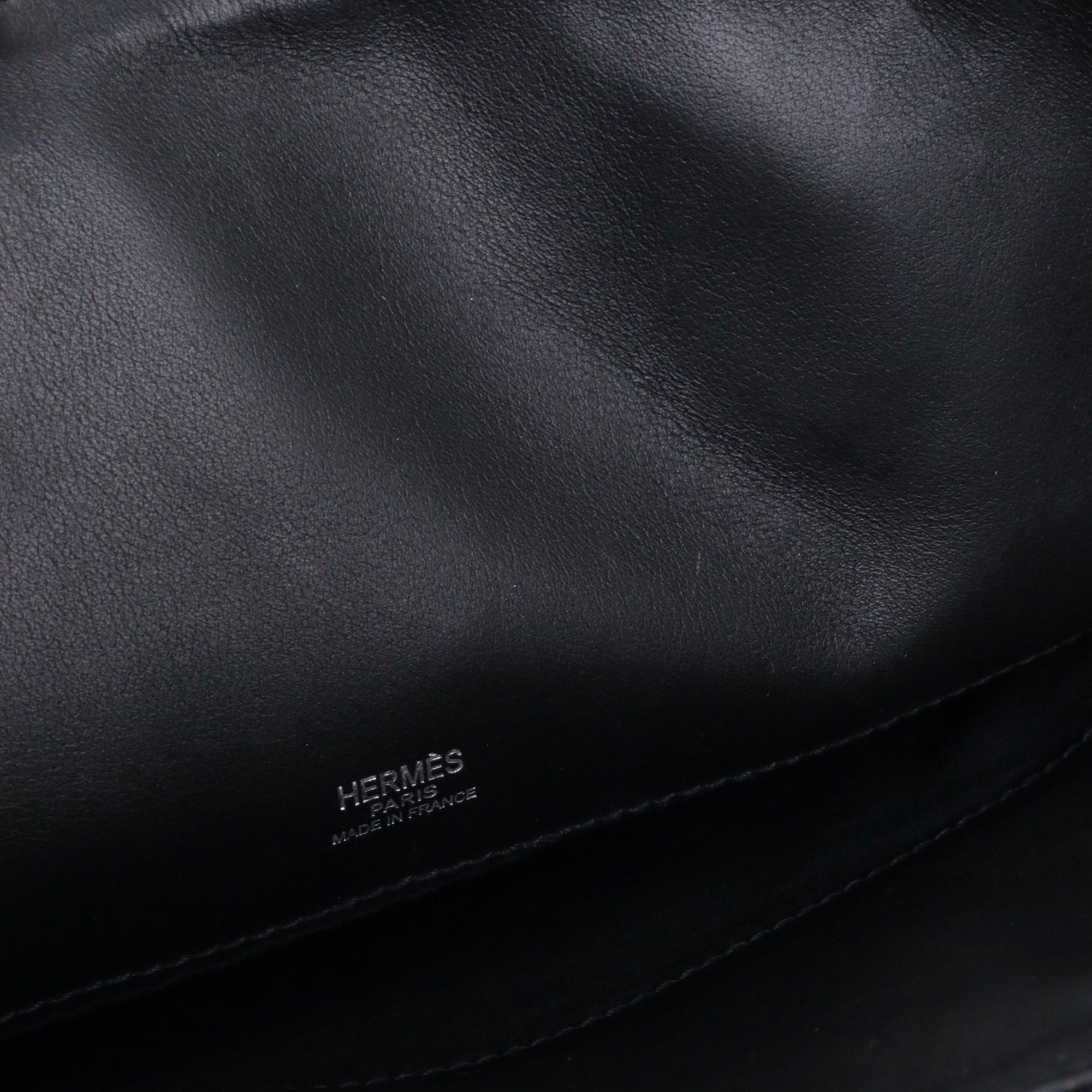 Hermes HERMÈS - Ibu Hermès handbag in black canvas Size ONE SIZE - 8 Thumbnail