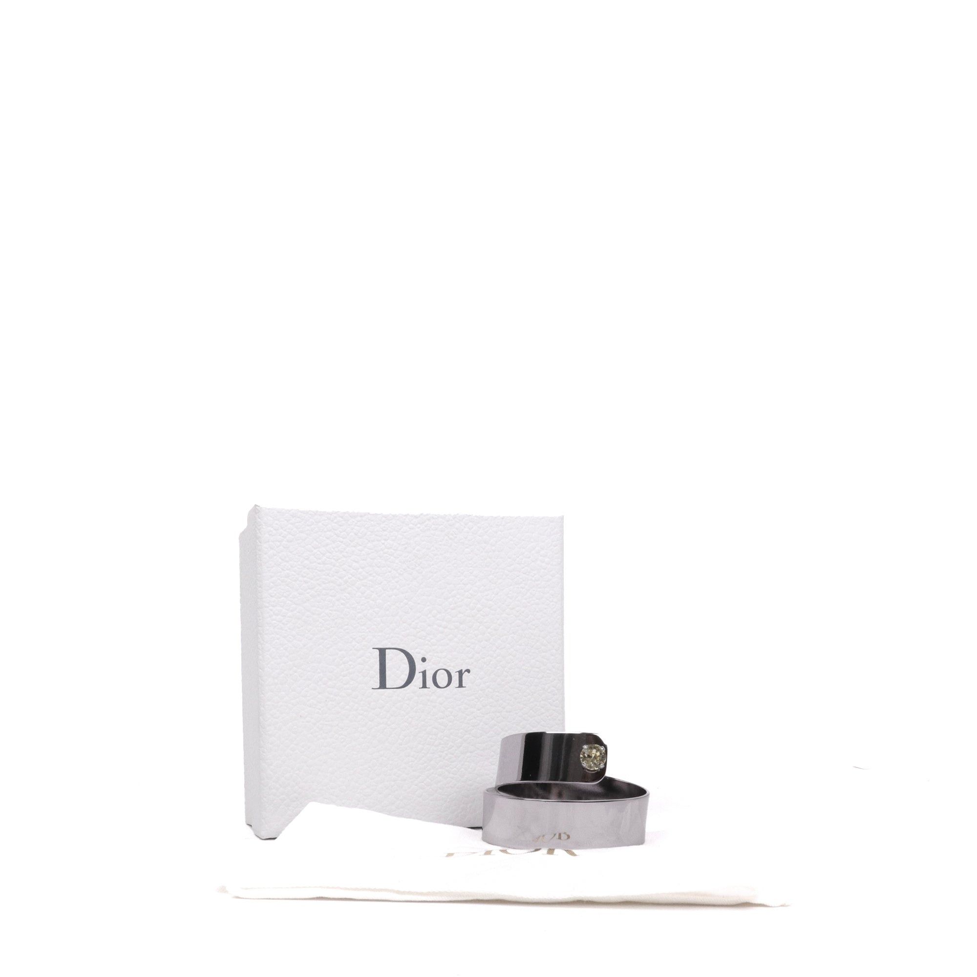Dior DIOR - Dior cuff in silver metal Size ONE SIZE - 6 Thumbnail