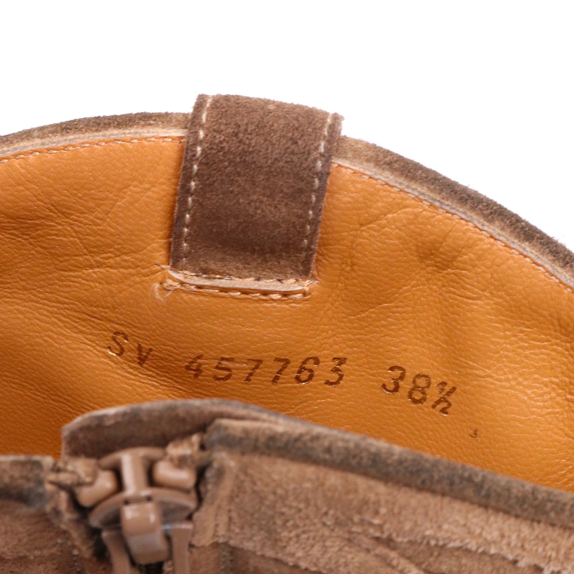 Saint Laurent Paris SAINT LAURENT - Saint Laurent cowboy boots in brown suede (T38.5) Size US 7.5 / IT 37.5 - 6 Thumbnail