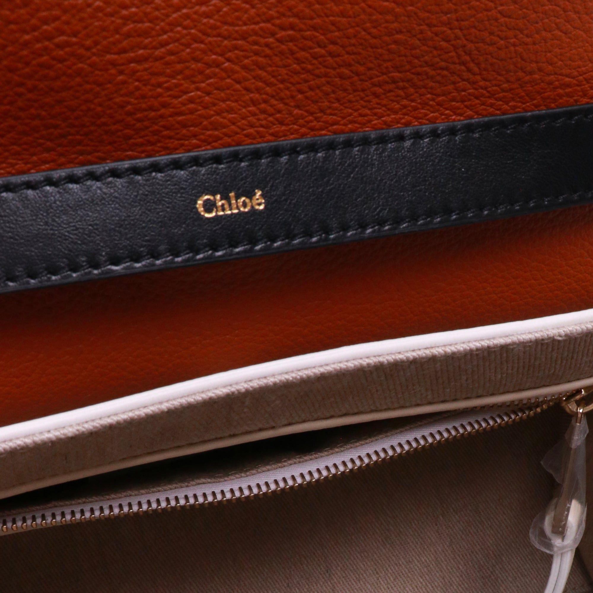 Chloe CHLOÉ - Chloé Pénélope PM shoulder bag in beige grained leather Size ONE SIZE - 8 Thumbnail