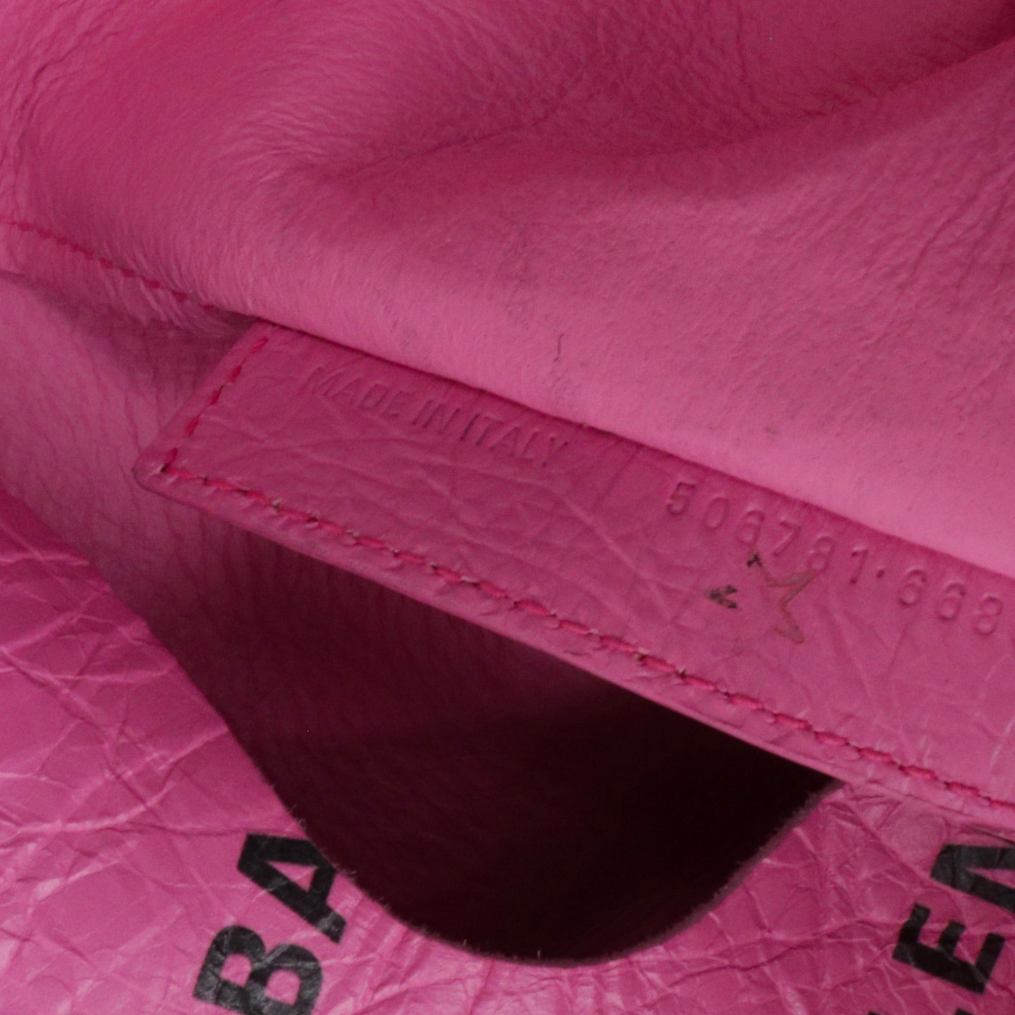 Balenciaga BALENCIAGA - Balenciaga Supermarket Shop shopping bag in pink leather Size ONE SIZE - 8 Thumbnail