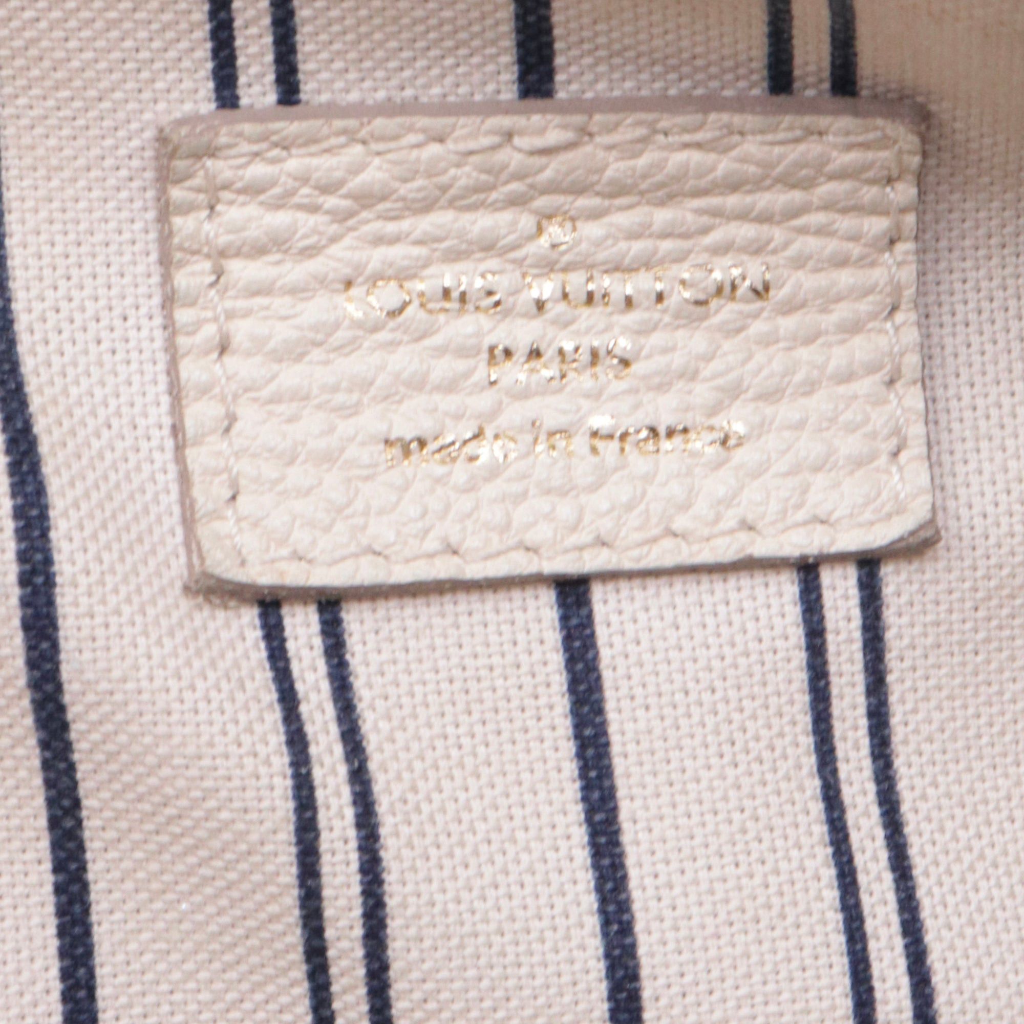 Louis Vuitton LOUIS VUITTON - Louis Vuitton Lumineuse handbag in beige imprint leather Size ONE SIZE - 6 Thumbnail