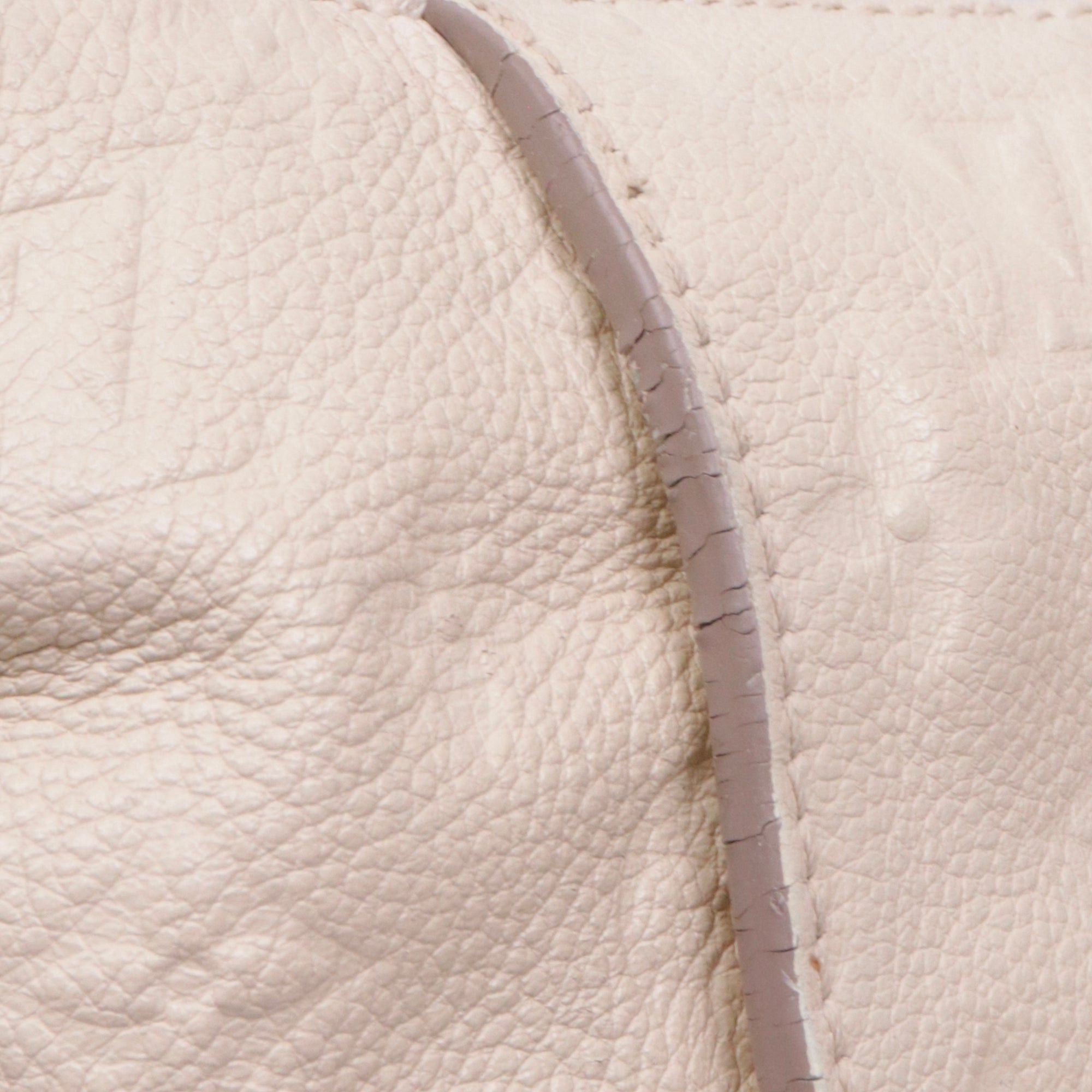 Louis Vuitton LOUIS VUITTON - Louis Vuitton Lumineuse handbag in beige imprint leather Size ONE SIZE - 4 Thumbnail