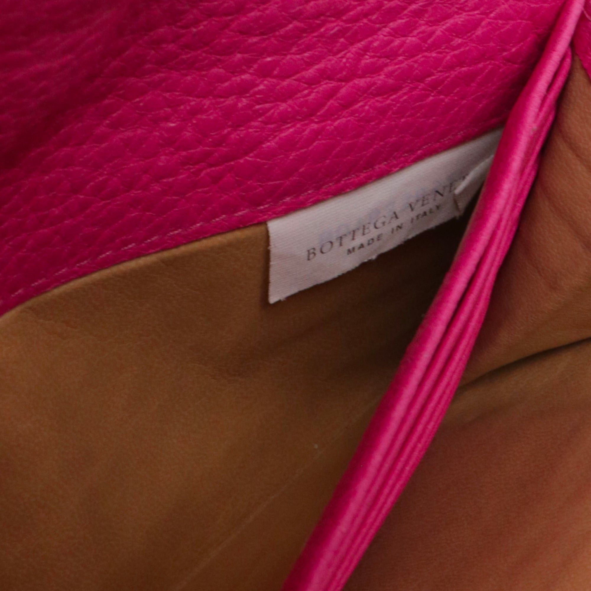 Bottega Veneta BOTTEGA VENETA - Bottega Veneta intrecciato flap wallet in pink leather Size ONE SIZE - 7 Thumbnail