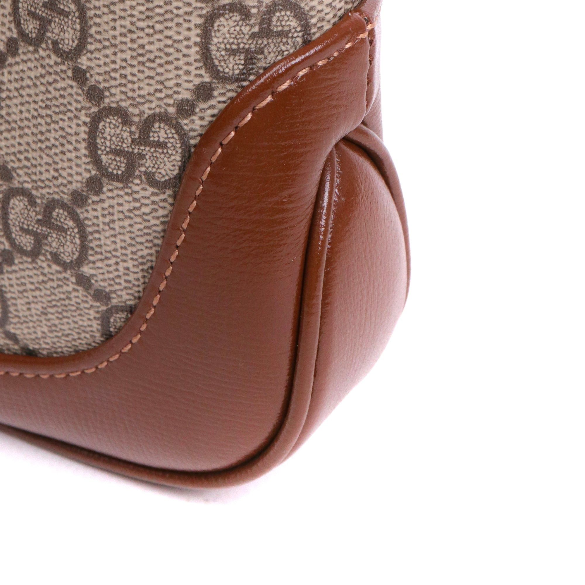 Gucci GUCCI - Gucci mini Jackie 1961 shoulder bag in coated canvas and leather Size ONE SIZE - 6 Thumbnail