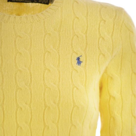 Polo Ralph Lauren POLO RALPH LAUREN Women Sweater 211910421 YELLOW Size XS / US 0-2 / IT 36-38 - 4 Thumbnail