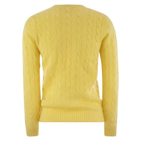 Polo Ralph Lauren POLO RALPH LAUREN Women Sweater 211910421 YELLOW Size XS / US 0-2 / IT 36-38 - 2 Thumbnail