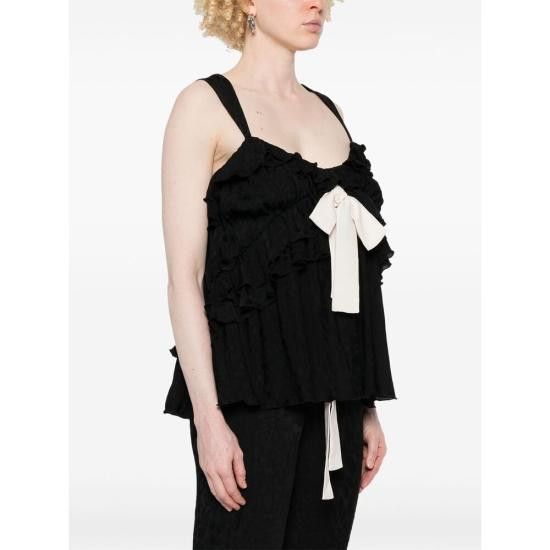 SIEDRES SIEDRES Women Tops WRS25TP13BK MANOLIAS BLACK Size S / US 4 / IT 40 - 5 Thumbnail