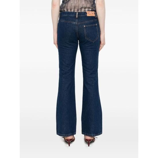SIEDRES SIEDRES Women Denim Pants WRS25BT13NA LUISIA NAVY BLUE Size 26" / US 2 / IT 38 - 2 Thumbnail