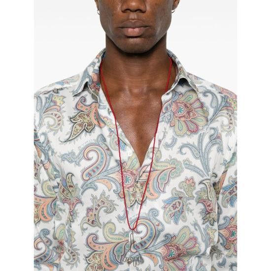 Etro ETRO Men Long Tops 99SA5F2 MRIB0001 X0800 WHITE Size US M / EU 48-50 / 2 - 5 Thumbnail