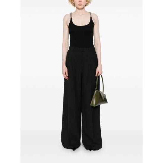 Stella McCartney STELLA MCCARTNEY Women Tops 6J0353 3SPZ67 1000 BLACK Size M / US 6-8 / IT 42-44 - 4 Thumbnail