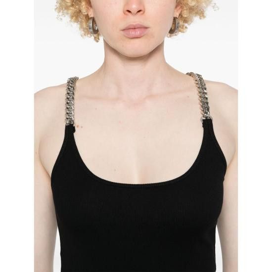 Stella McCartney STELLA MCCARTNEY Women Tops 6J0353 3SPZ67 1000 BLACK Size M / US 6-8 / IT 42-44 - 5 Thumbnail