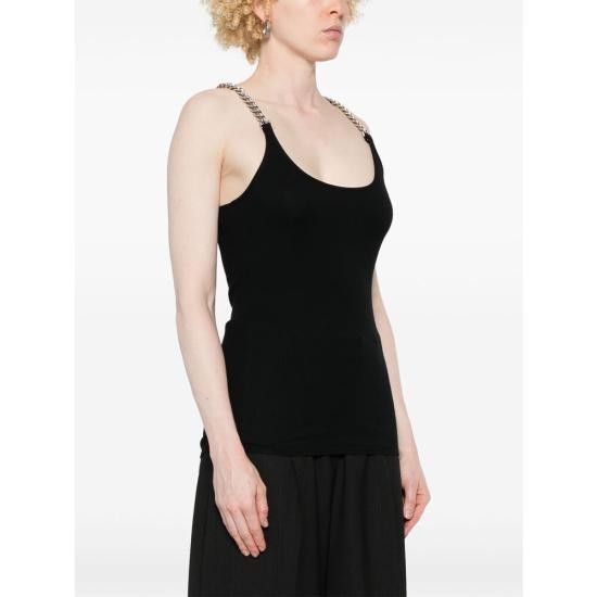Stella McCartney STELLA MCCARTNEY Women Tops 6J0353 3SPZ67 1000 BLACK Size M / US 6-8 / IT 42-44 - 2 Thumbnail