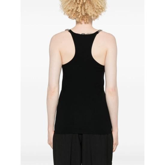 Stella McCartney STELLA MCCARTNEY Women Tops 6J0353 3SPZ67 1000 BLACK Size M / US 6-8 / IT 42-44 - 3 Thumbnail