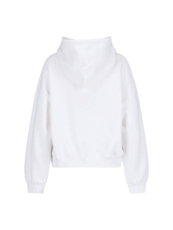 Alexander Wang ALEXANDER WANG Women Hoodies 4CC3242101 100 White Size M / US 6-8 / IT 42-44 - 2 Thumbnail