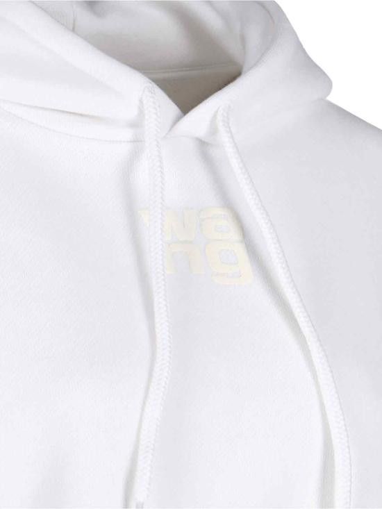 Alexander Wang ALEXANDER WANG Women Hoodies 4CC3242101 100 White Size S / US 4 / IT 40 - 3 Thumbnail