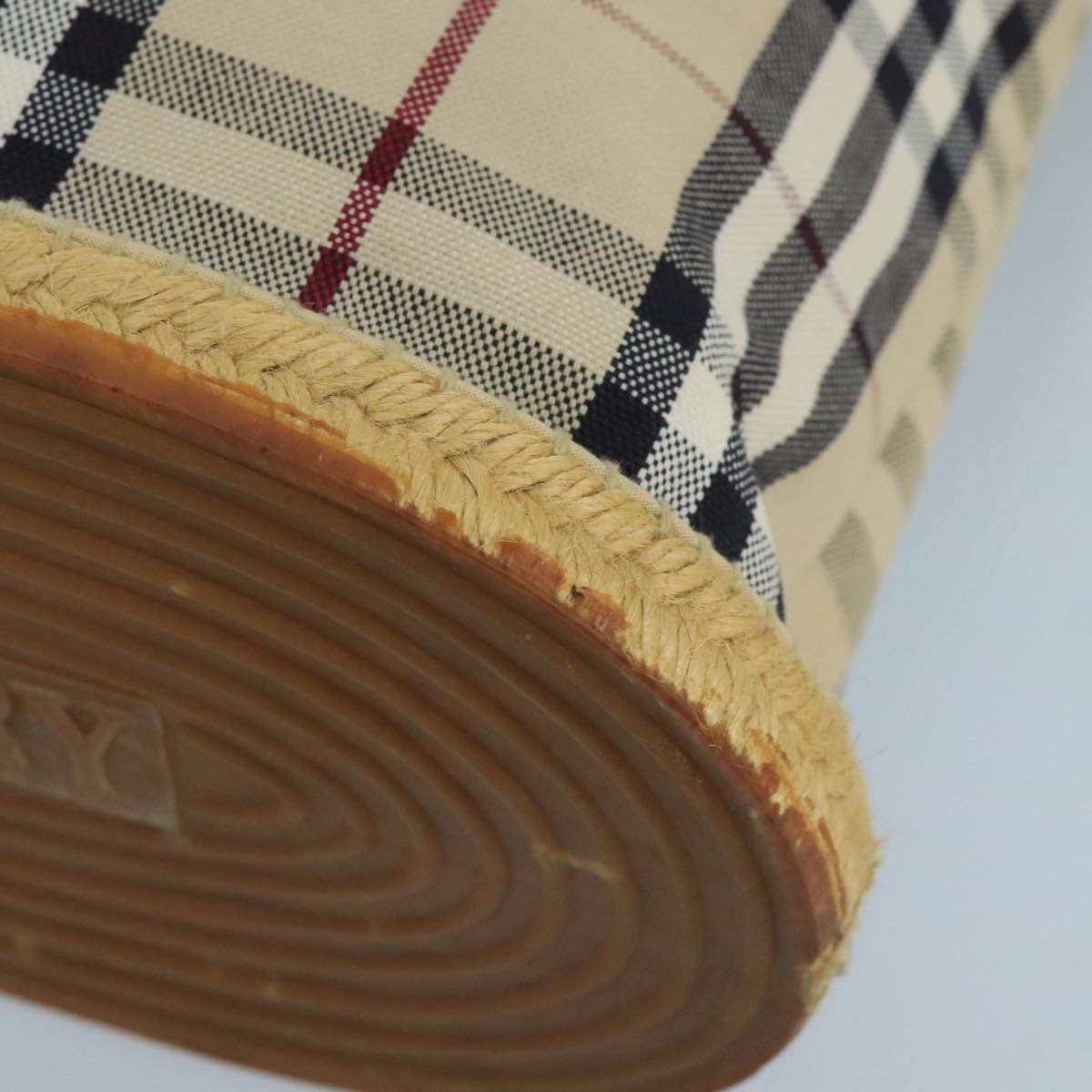 Burberry Nova Check Beige Canvas Shoulder Bag (Pre-Owned) Size ONE SIZE - 7 Thumbnail