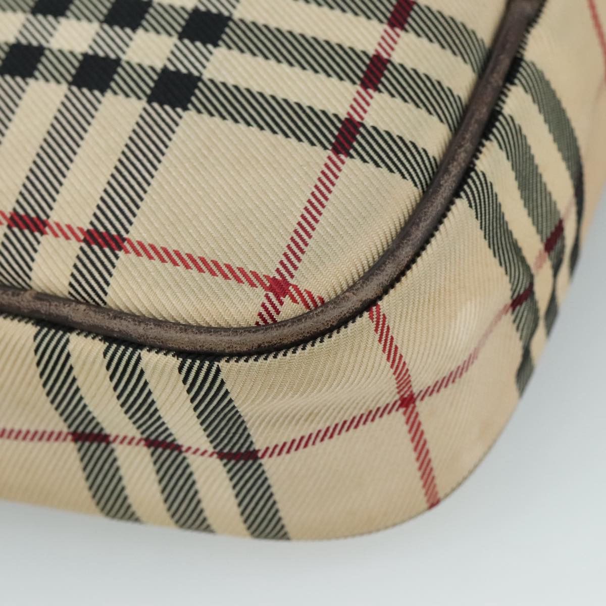 Burberry Nova Check Beige Canvas Shoulder Bag (Pre-Owned) Size ONE SIZE - 10 Thumbnail
