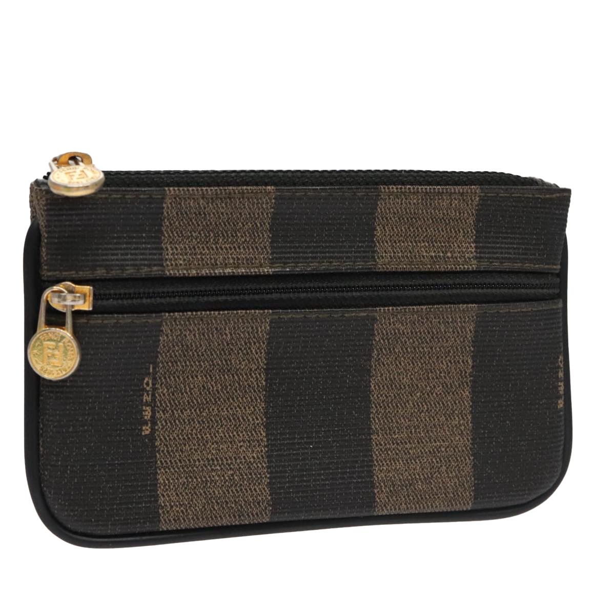 Fendi Pequin Brown Canvas Wallet (Pre-Owned) Size ONE SIZE - 12 Thumbnail