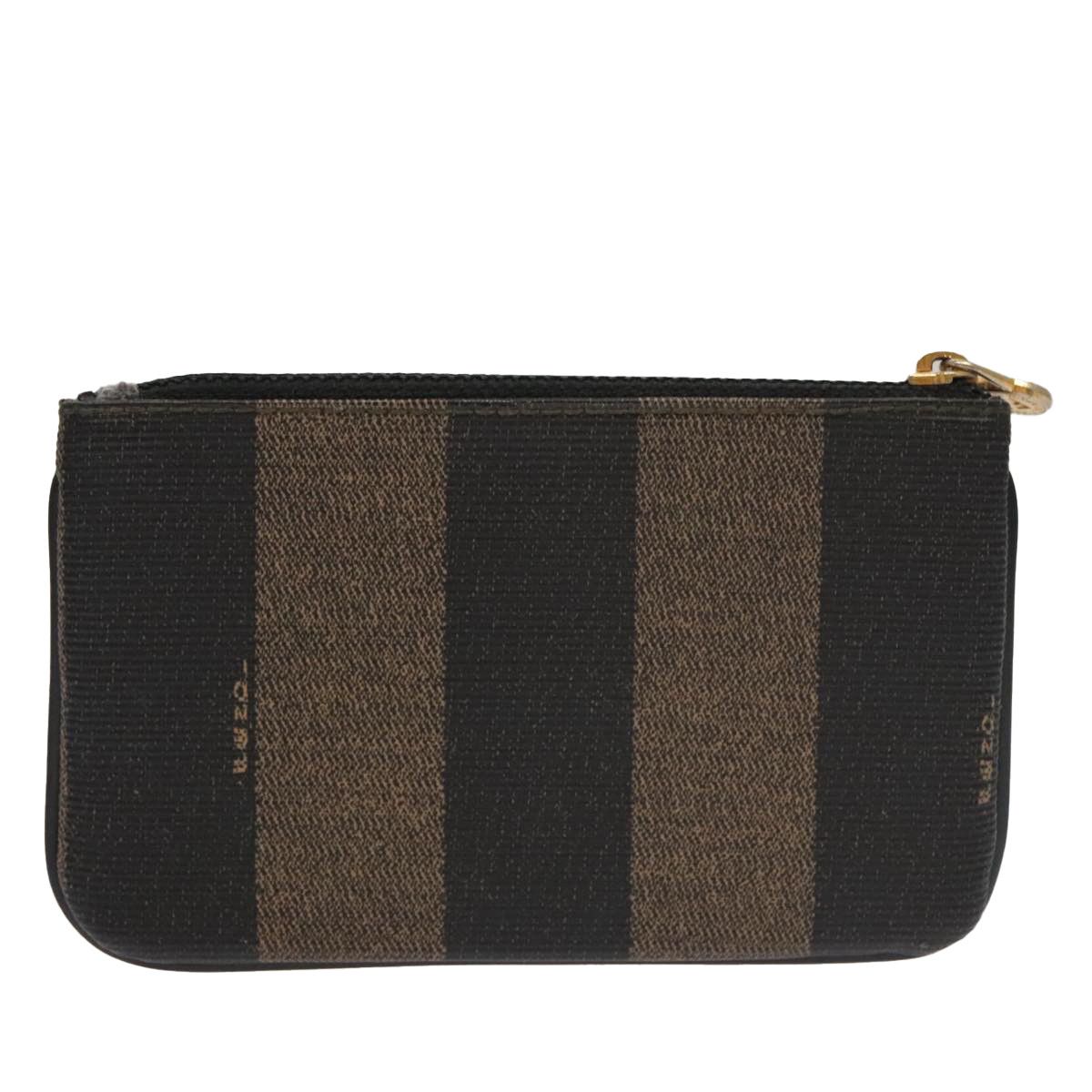 Fendi Pequin Brown Canvas Wallet (Pre-Owned) Size ONE SIZE - 2 Thumbnail
