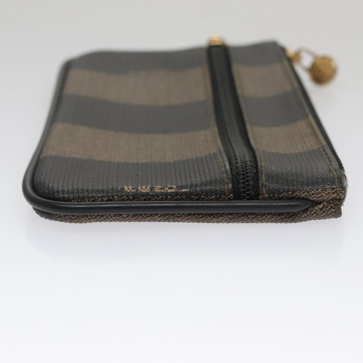 Fendi Pequin Brown Canvas Wallet (Pre-Owned) Size ONE SIZE - 3 Thumbnail