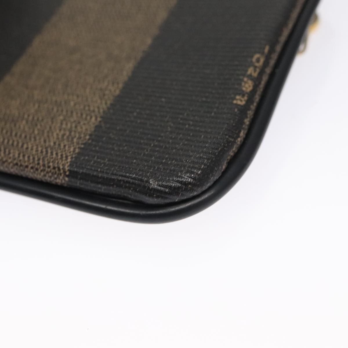 Fendi Pequin Brown Canvas Wallet (Pre-Owned) Size ONE SIZE - 7 Thumbnail