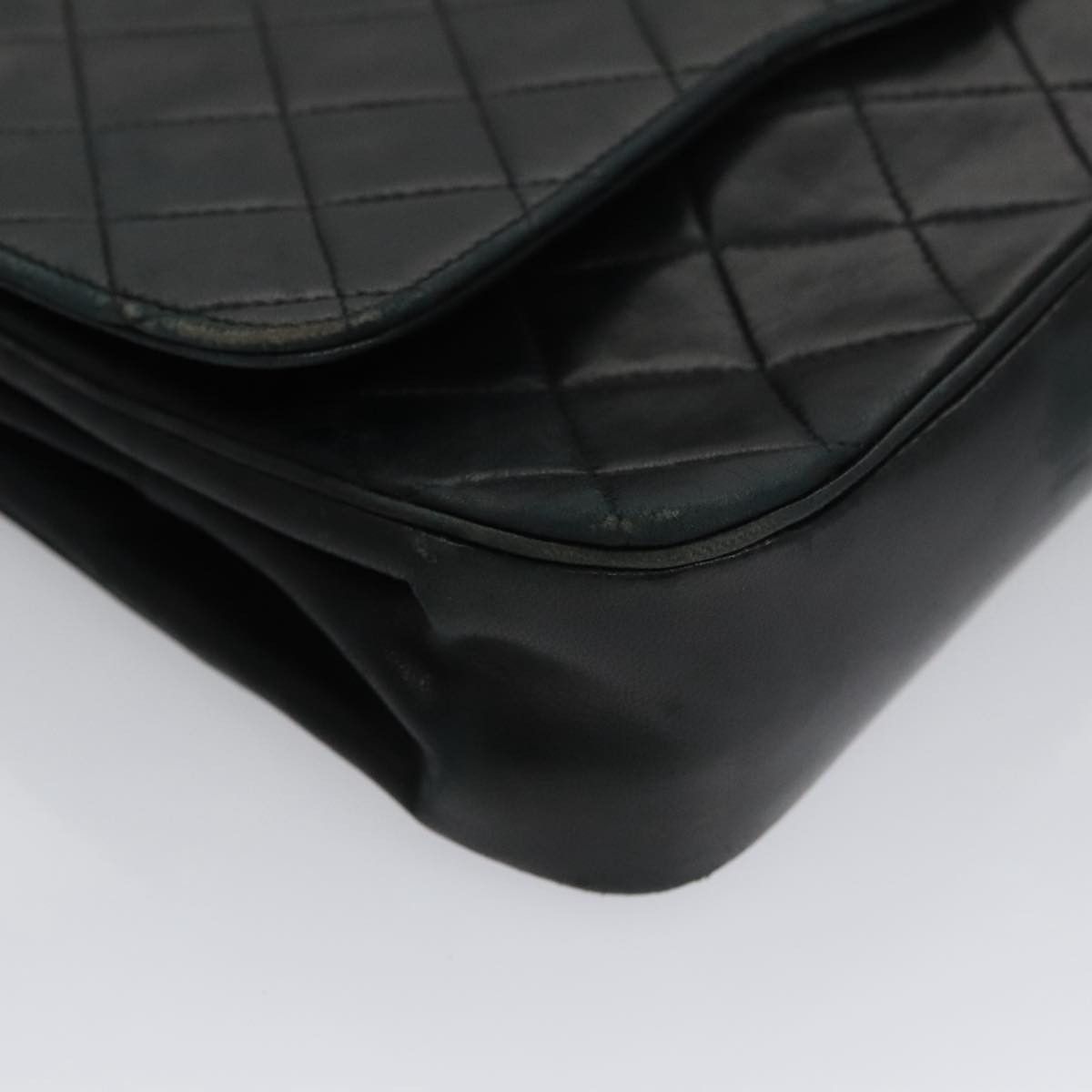 Chanel Timeless/Classique Black Leather Shoulder Bag (Pre-Owned) Size ONE SIZE - 7 Thumbnail