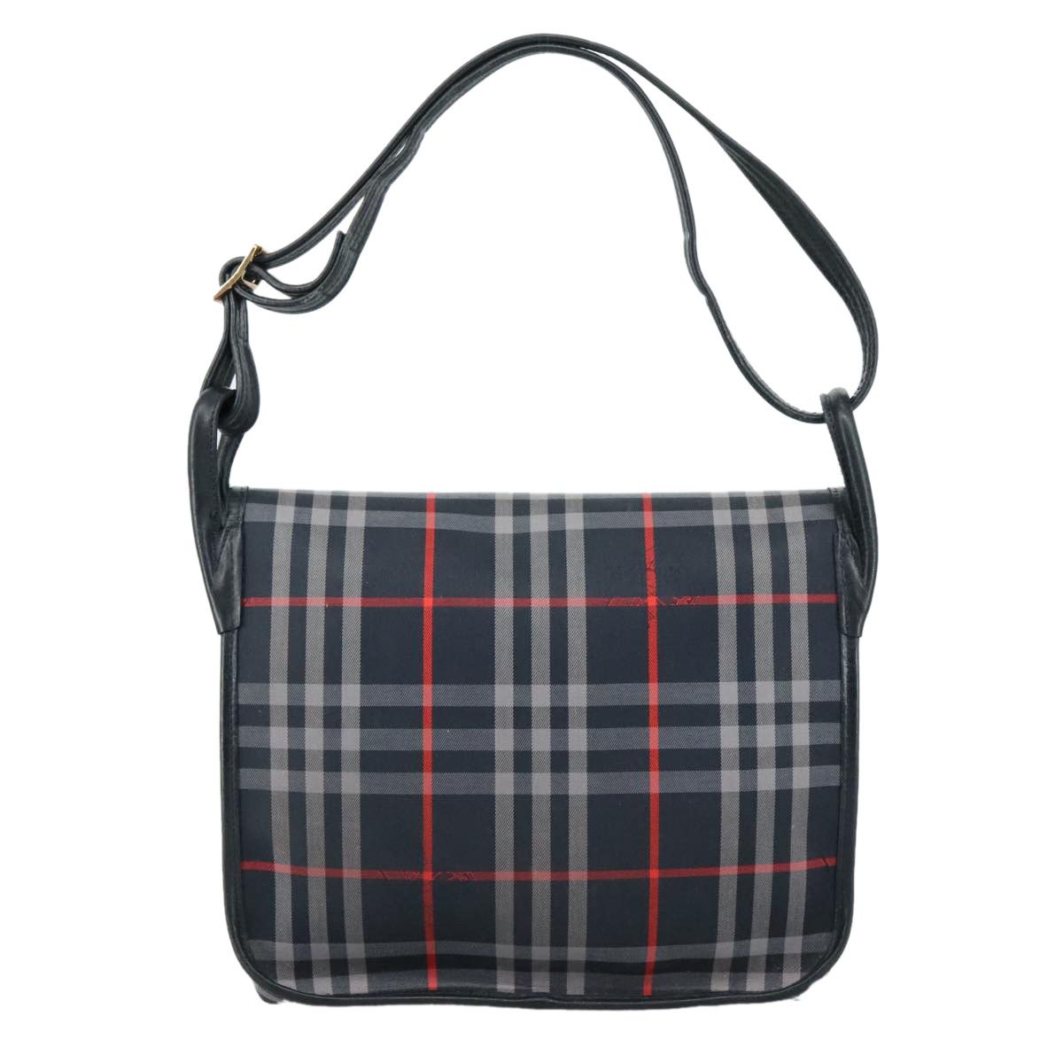 Burberry Navy Canvas Shoulder Bag (Pre-Owned) Size ONE SIZE - 2 Thumbnail