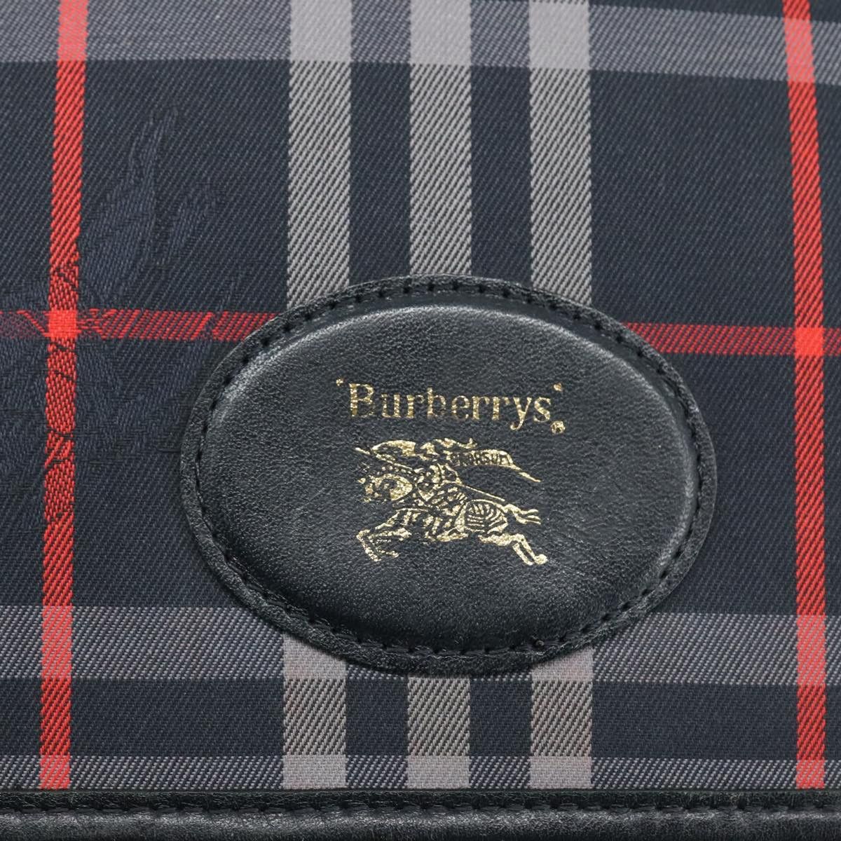 Burberry Navy Canvas Shoulder Bag (Pre-Owned) Size ONE SIZE - 14 Thumbnail