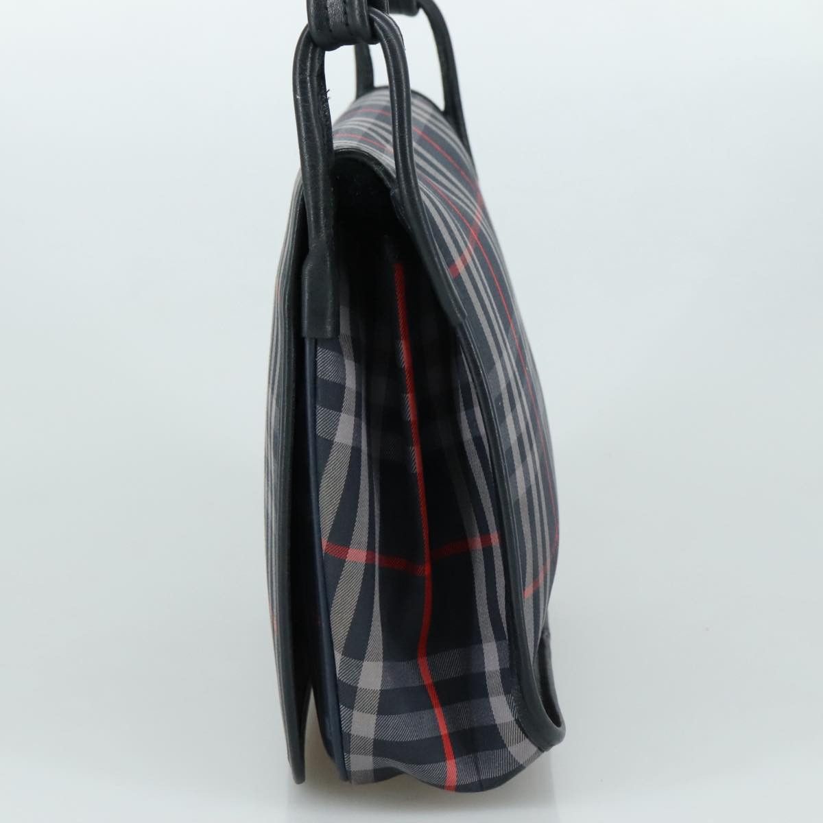Burberry Navy Canvas Shoulder Bag (Pre-Owned) Size ONE SIZE - 4 Thumbnail