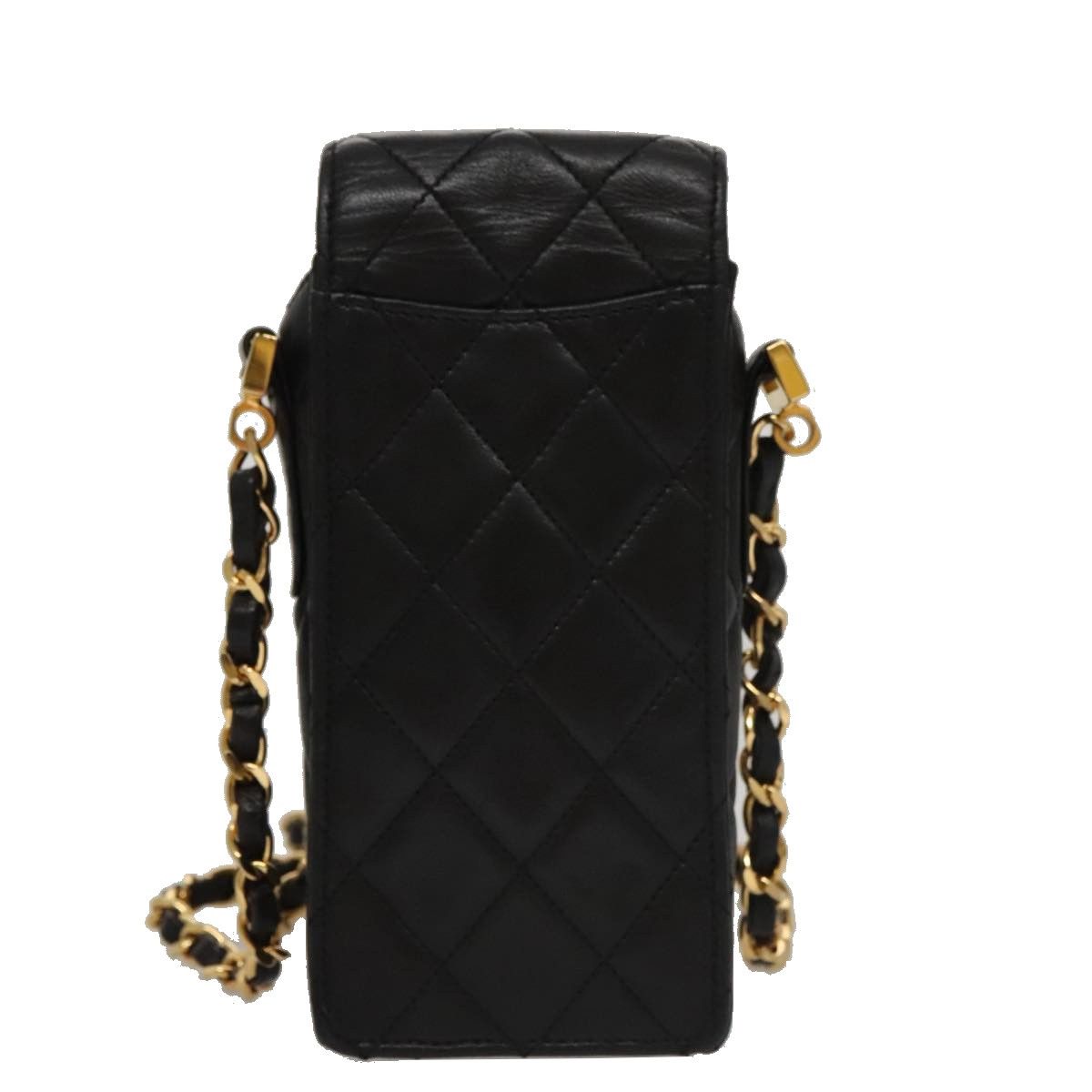 Chanel Phone Case Black Leather Clutch Bag (Pre-Owned) Size ONE SIZE - 2 Thumbnail