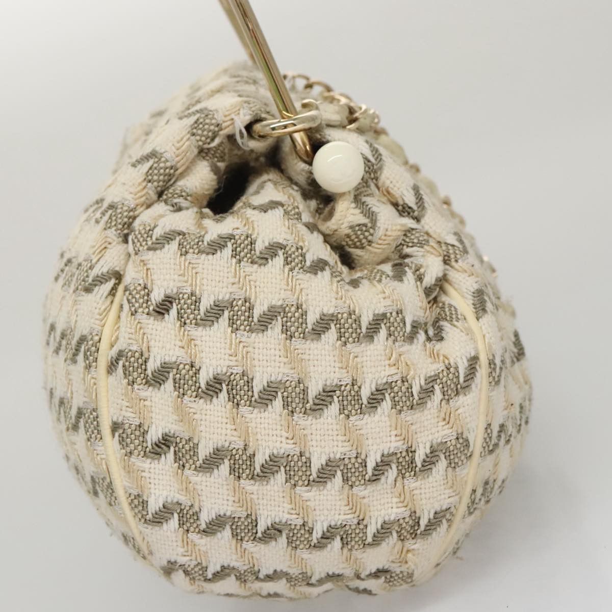 Chanel Coco Mark Multicolour Wool Handbag (Pre-Owned) Size ONE SIZE - 4 Thumbnail