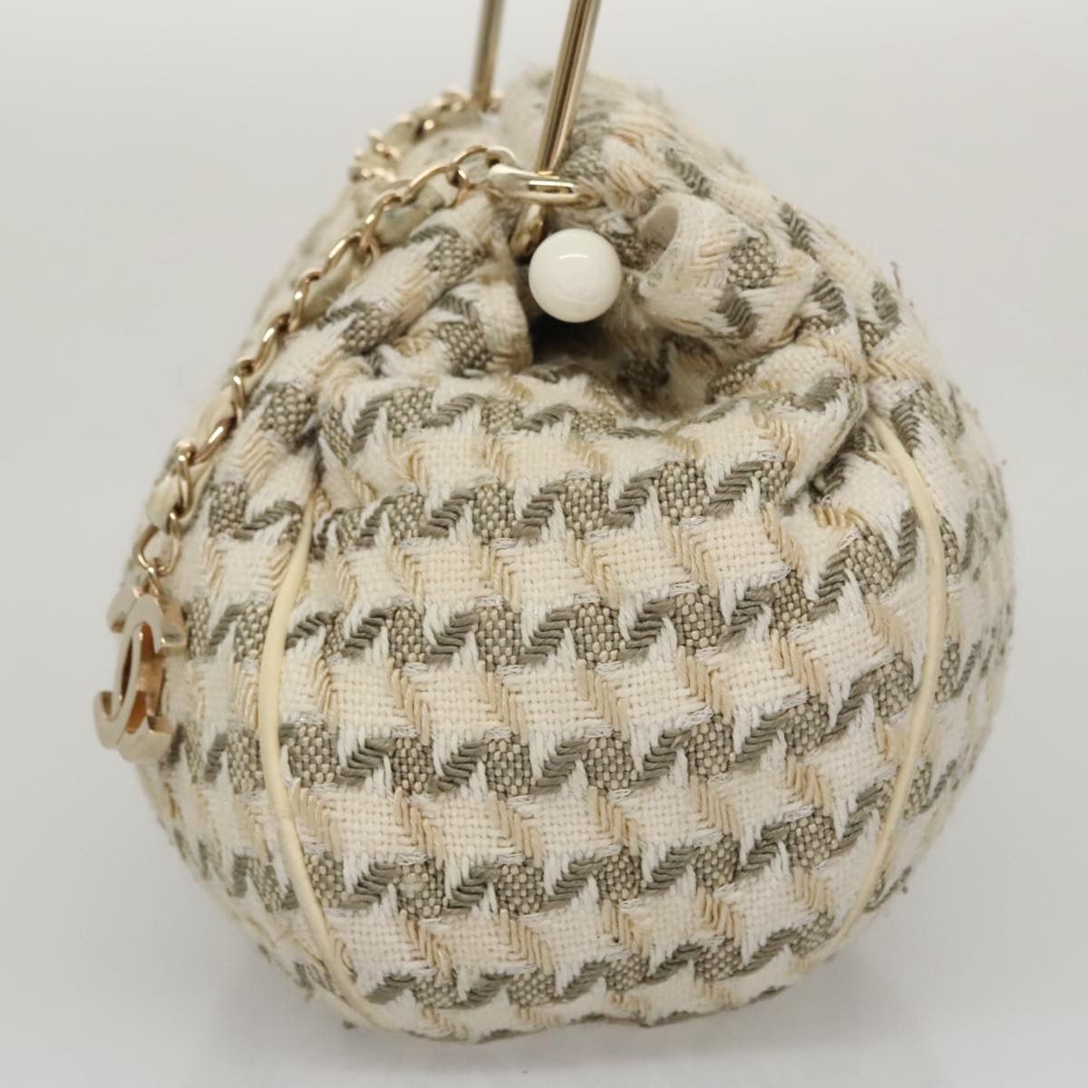 Chanel Coco Mark Multicolour Wool Handbag (Pre-Owned) Size ONE SIZE - 3 Thumbnail