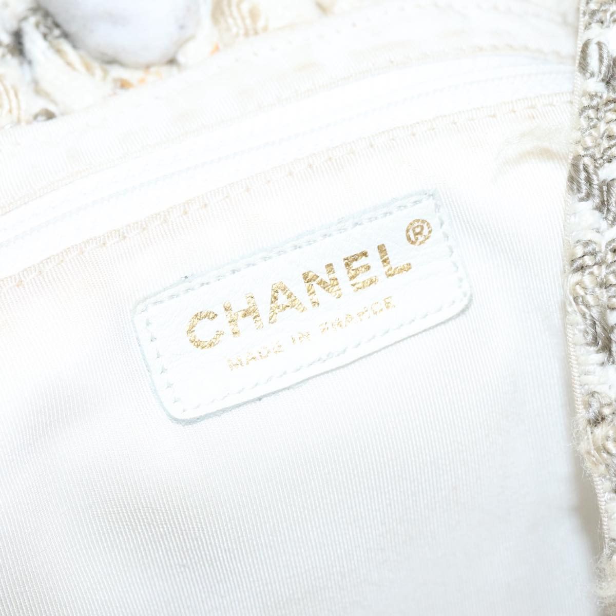 Chanel Coco Mark Multicolour Wool Handbag (Pre-Owned) Size ONE SIZE - 14 Thumbnail