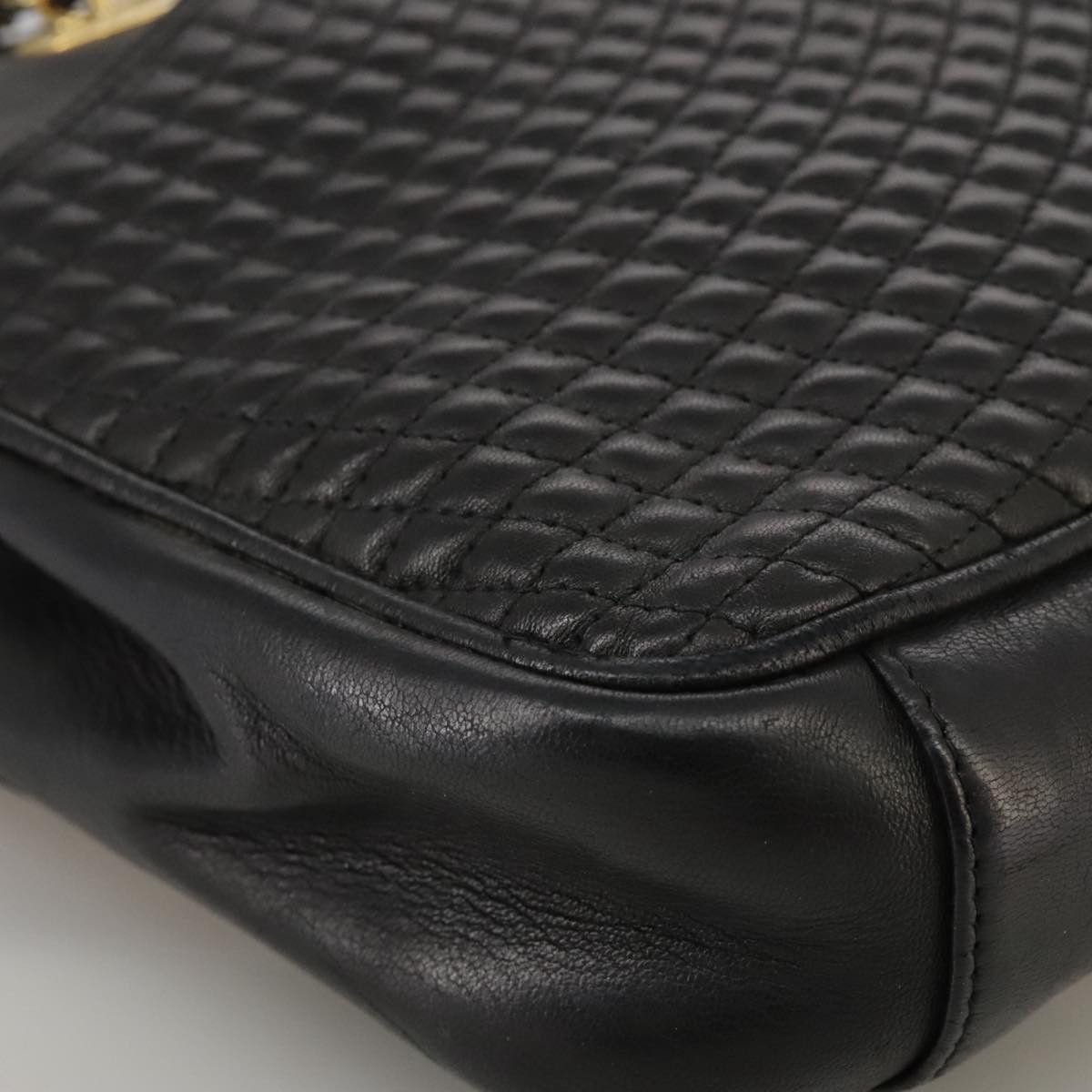 Bally Black Leather Shoulder Bag (Pre-Owned) Size ONE SIZE - 7 Thumbnail