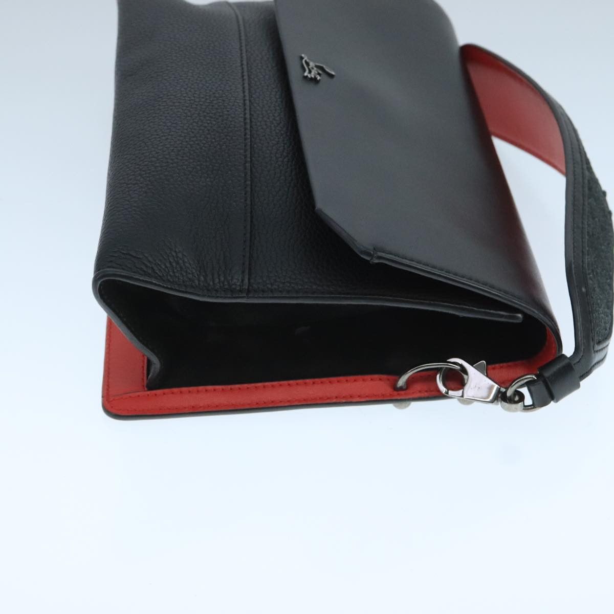 Christian Louboutin Black Leather Handbag (Pre-Owned) Size ONE SIZE - 3 Thumbnail
