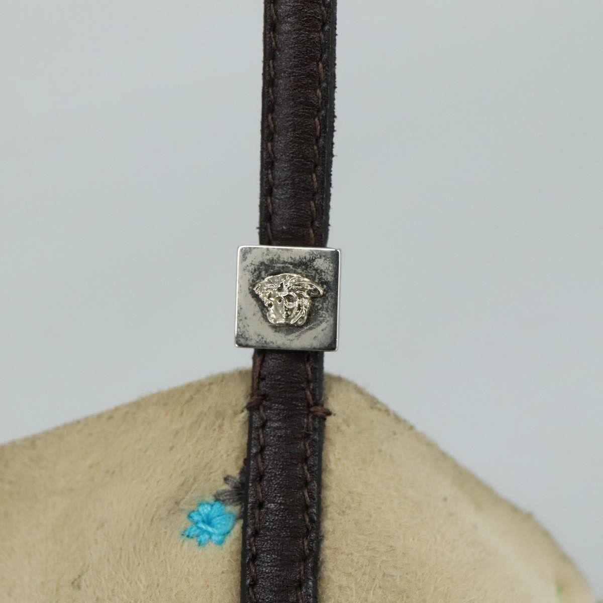 Versace Beige Wool Shoulder Bag (Pre-Owned) Size ONE SIZE - 11 Thumbnail