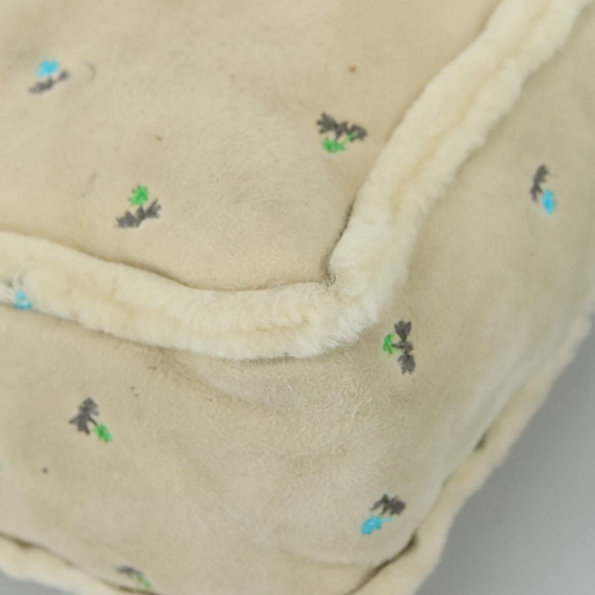 Versace Beige Wool Shoulder Bag (Pre-Owned) Size ONE SIZE - 7 Thumbnail