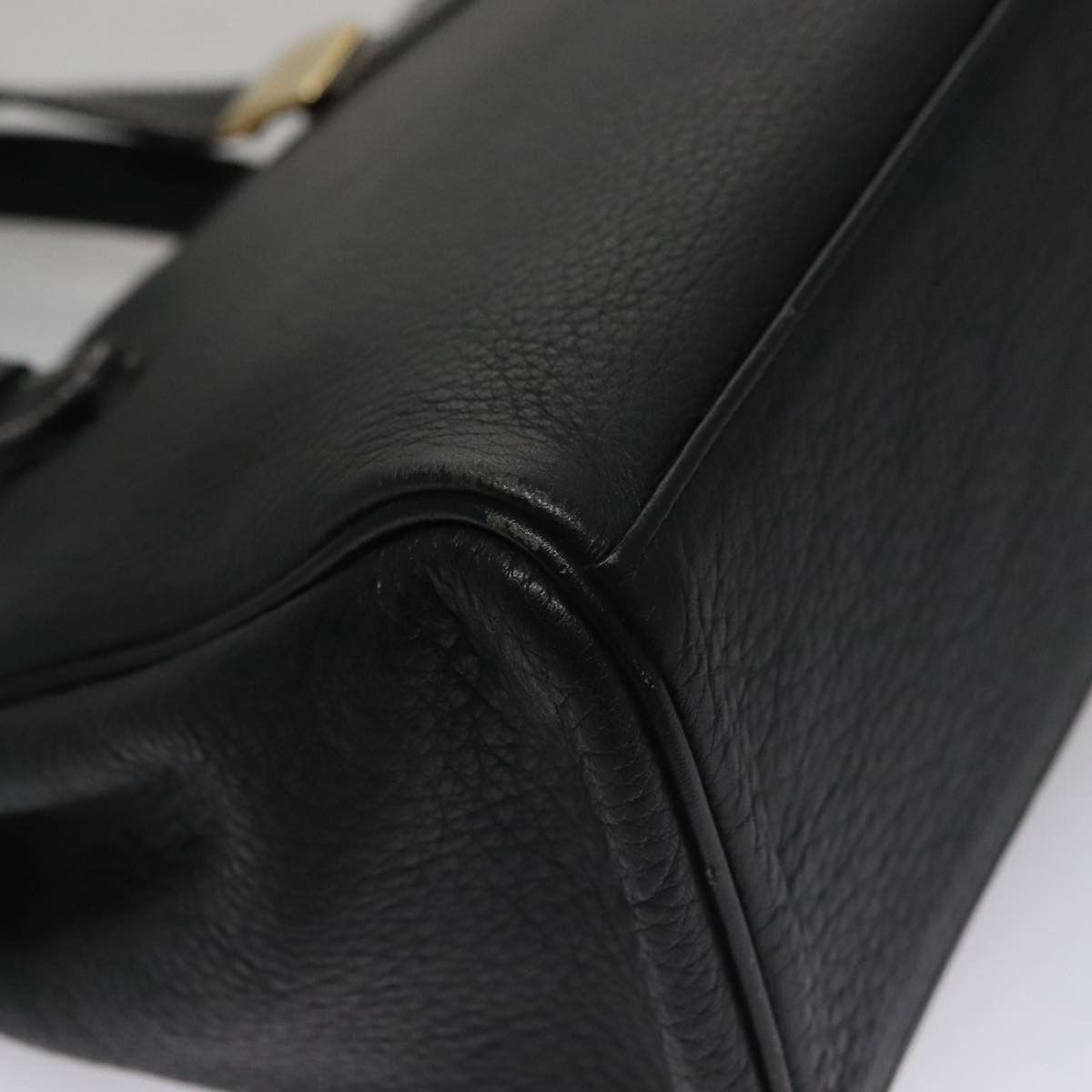 Burberry Black Leather Handbag (Pre-Owned) Size ONE SIZE - 8 Thumbnail