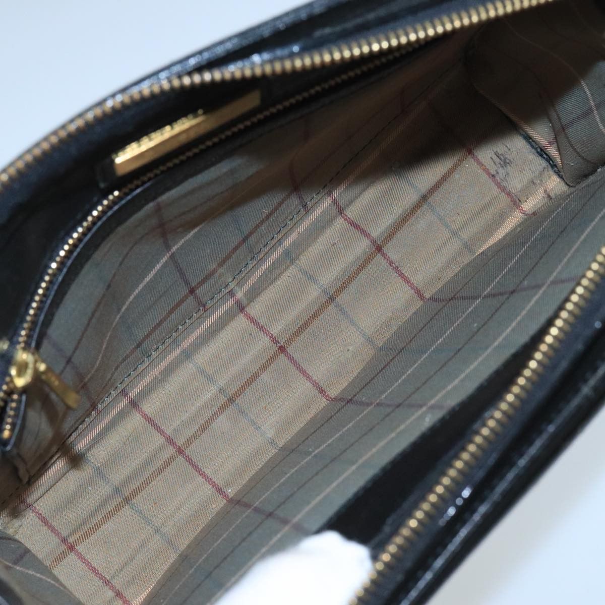 Burberry Black Leather Clutch Bag (Pre-Owned) Size ONE SIZE - 12 Thumbnail